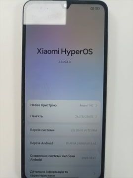 Б/в Мобільний телефон Xiaomi redmi 14c 8/256gb 01-200854505