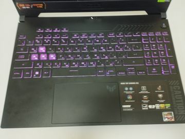 Б/в Ноутбук Asus 15/ryzen 5 7535hs ddr5/16gb ddr5/hdd *відсутній/ssd 512 gb/geforce rtx4050 6gb 01-200904329