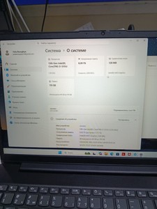 Б/в Ноутбук Lenovo 15/core i3-1315u ddr5/8gb ddr4/hdd *відсутній/ssd 128 gb/*інтегрована 01-200928321