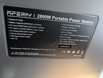 Б/в Зарядна станція Aferiy af-p280 01-200938228