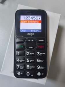 Б/у Мобільний телефон Ergo f243 swift 01-200972995