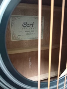 Б/у Акустическая гитара Cort ad810 bks 01-200993245