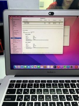 Б/в Ноутбук Apple macbook air 13.3" a1466/ core i7 2.2ghz/ ram8gb/ ssd 512gb/ hd6000 01-200995226