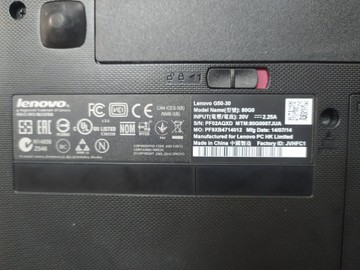 Б/в Ноутбук Lenovo 14/celeron n2830 ddr3/2gb ddr3/hdd 320gb/ssd *відсутній/*інтегрована 01-201035754