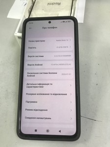 Б/в Мобільний телефон Xiaomi redmi note 14 8/256gb 01-201056509