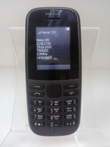 Б/в Мобільний телефон Nokia 105 single sim 2019 01-201122367