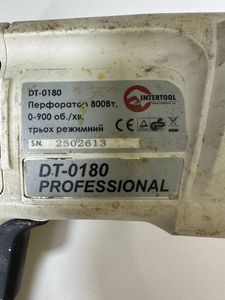 01-200771196: Intertool dt-0180
