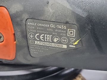 Б/в Кутова шліфмашина Dnipro-M gl-145s 01-200803936