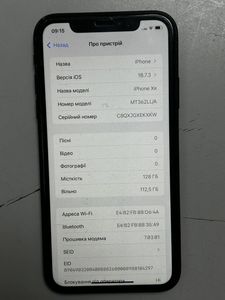 Б/у Мобильный телефон Apple iphone xr 128gb 01-200821477