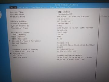 Б/в Ноутбук Hp 15/ryzen 5 4600h ddr4/16gb ddr4/hdd *відсутній/ssd 512 gb/geforce gtx1650ti 4gb 01-200830409