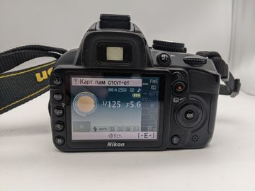 Б/в Фотоапарат цифровий Nikon d3100 nikon nikkor af-s 18-55mm 1:3.5-5.6g vr dx swm aspherical 01-200833822
