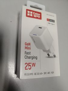 Б/в Зарядний блок Color Way gan mini fast charging 25w 01-200845757