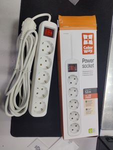 Б/у Удлинитель Сolorway cw-psea55w, 5 розеток, 5m white 01-200867616