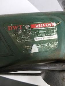 Б/в Кутова шліфмашина Dwt ws24-230 d 01-200867723