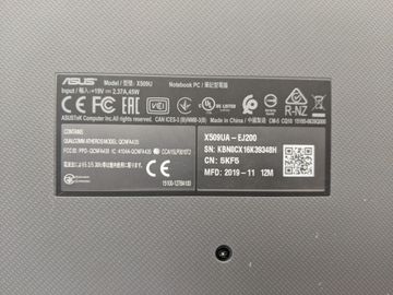 Б/в Ноутбук Asus єкр. 15,6/ pentium 4417u 2,3ghz/ ram4gb/ ssd256gb/ intel hd610 01-200887034