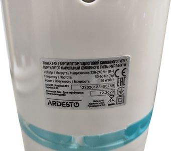 Б/в Вентилятор-колона Ardesto fnt-r44x1w 01-200914507