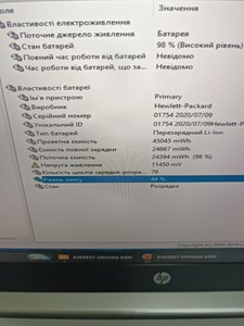 Б/в Ноутбук Hp 14/ryzen 3 4300u ddr4/8gb ddr4/hdd *відсутній/ssd 250 gb/*інтегрована 01-200955427