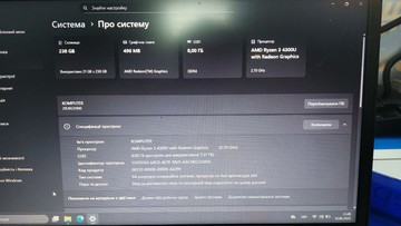 Lenovo 14/ ryzen 3 4300u ddr4/ ram8gb/ ssd256gb/ uhd