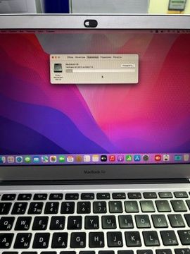 Б/в Ноутбук Apple macbook air 13.3" a1466/ core i7 2.2ghz/ ram8gb/ ssd 512gb/ hd6000 01-200995226