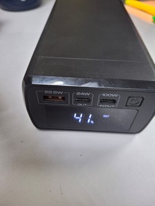 Б/в Повербанк Promate powermine 130w 38000mah 100w pd usb-c 24w pd usb-c 22.5w qc3.0 usb-a total 130w 01-201002100