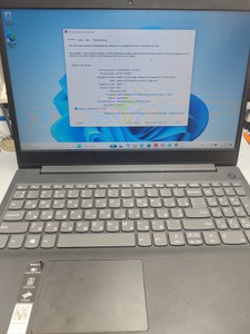 Б/в Ноутбук Lenovo 15/pentium n5030 siver ddr4/4gb ddr4/ssd 128 gb/*інтегрована 01-201026500