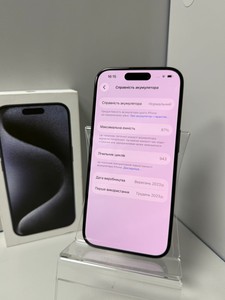 Б/в Мобільний телефон Apple iphone 15 pro 128gb 01-201024119