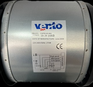 Б/в Витяжка Ventolux capri 60 wh 01-201066105