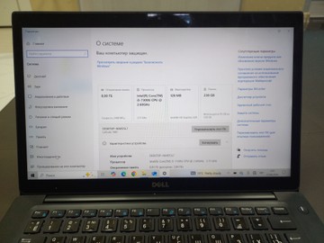 Б/в Ноутбук Dell core i5 7300u ddr3/8gb ddr3/hdd *відсутній/ssd 256 gb/*інтегрована 01-201083313