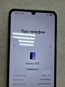 Б/у Мобільний телефон Samsung galaxy a05 4/128gb 01-201123277