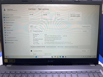 01-200612010: Acer 15/ryzen 5 7530u ddr4/16gb ddr4/hdd *відсутній/ssd 512 gb/*інтегрована