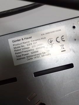 01-200635010: Gunter&Hauer cer 321