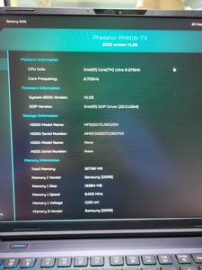 01-200770777: Acer predator helios neo 16 ai phn16-73-97uz abyssal