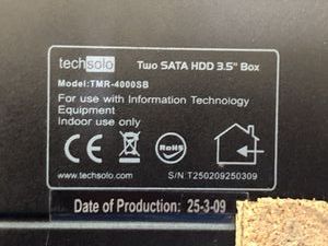 Б/в Кейс для жорстких дисків Techsolo tmr-4000sb 01-200790852