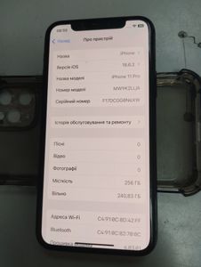 Б/в Мобільний телефон Apple iphone 11 pro 256gb 01-200834798