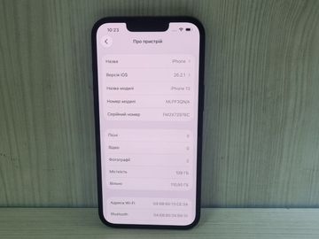 Б/в Мобільний телефон Apple iphone 13 128gb 01-200900024