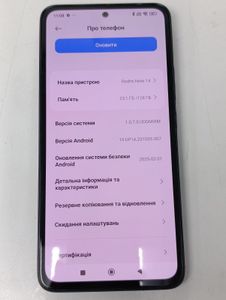 Б/в Мобільний телефон Xiaomi redmi note 14 6/128gb 01-200899776