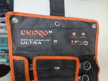 Б/у Набор инструментов Dnipro-M ultra ratchet wrench set 8-19mm 8шт 01-200949349