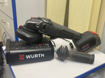 Б/в Кутова шліфмашина Wurth aws 18-115p compact 1акб 5ah зп 01-200962104