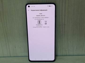 Б/в Мобільний телефон Oneplus 9rt 12/256gb 01-201031179
