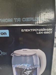 Б/в Електрочайник Liberton lek-6807 01-201063864
