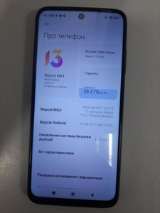 Б/в Мобільний телефон Xiaomi redmi 10 4/64gb 01-201077098