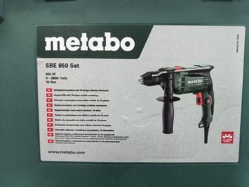 Б/в Дриль ударний Metabo sbe 650 set mobile workshop 600742710 01-201093238