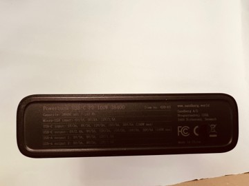 Б/в Повербанк Sandberg 38400 mah 01-201096119