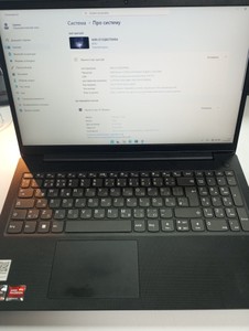 Б/в Ноутбук Lenovo 15/ryzen 5 7520u ddr5/8gb ddr5/ssd 256 gb/*інтегрована 01-201118495