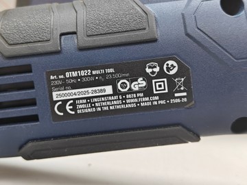 Б/в Багатофункціональний інструмент Ferm otm1022 multi tool 01-201067845