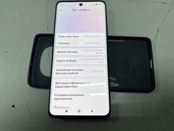 Б/в Мобільний телефон Xiaomi redmi note 15 4g 8/256gb 01-201166553