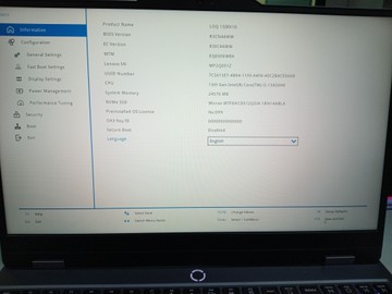 Б/в Ноутбук Lenovo 15/core i5-13450hx ddr5/24gb ddr5/ssd 512 gb/geforce rtx 5050 8gb 01-201166470