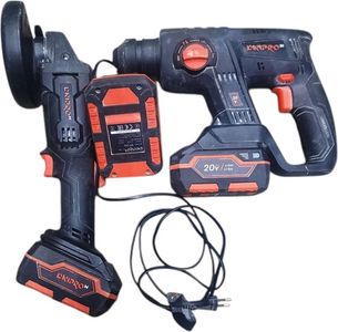 Б/в Набір інструментів Dnipro-M dhr-200bc + ultra dga-201+ 2акб 4,0 ah 1 акб 2,0 ah+ зп 01-200796443