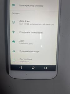 Б/в Мобільний телефон Motorola moto g4 2/16gb 01-200812614