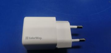 Б/у Зарядный блок Colorway gan mini 25w pd port pps usb-c black (cw-chs052pd 01-200830517